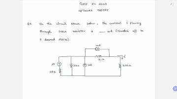 Network Theory GATE PYQ | Question 1 | Ram Balaji S