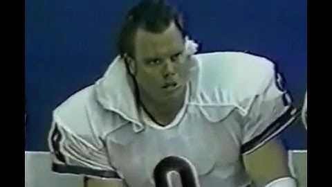 DITKA  re: Jim McMahon CONCUSSION - 1988 Chicago TV sports