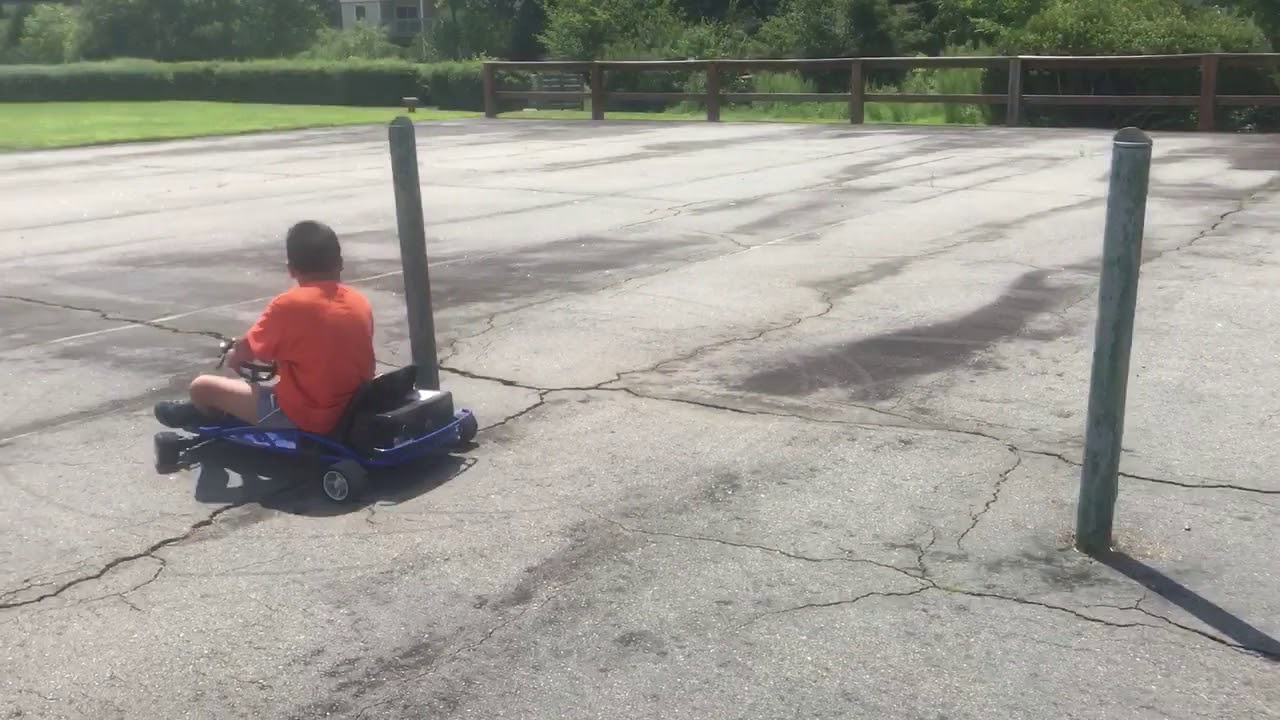 Razor drifter kart - YouTube