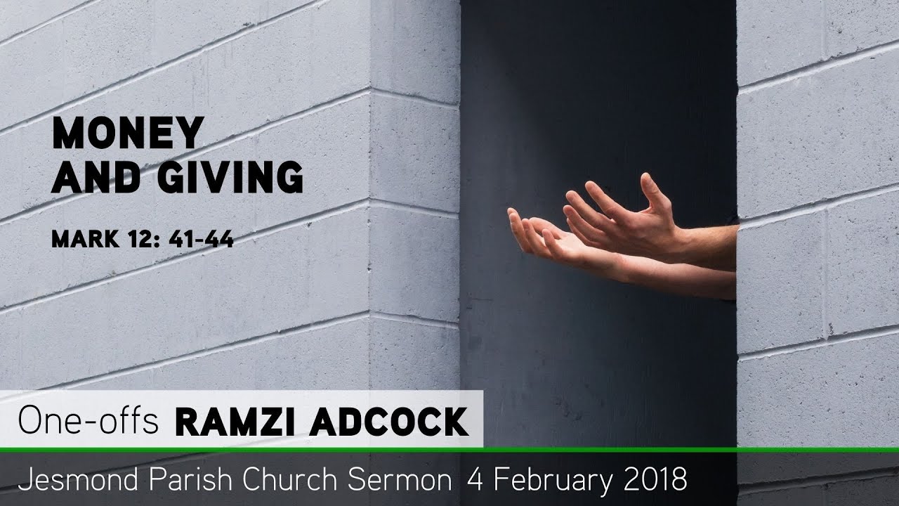 Mark 12 41 44 Sermon Outline