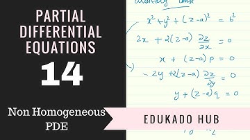 14 | Non Homogeneous PDE  | Engineering Mathematics | AMIE GATE  IIT DEI