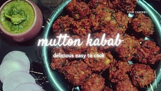 Mutton kima kabab #kababrecipe #delicious #deliciousfood 