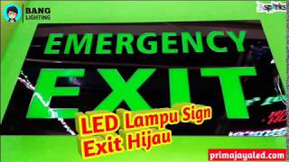 AMFUN CEES IDE CREATIVE || HOW TO INSTALL EMERGENCY EXIT EMERGENCY LIGHTS / EXIT LIGHTS

The followi. 