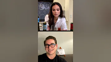 Jordana Brewster making live discussion about harmful sides of wine