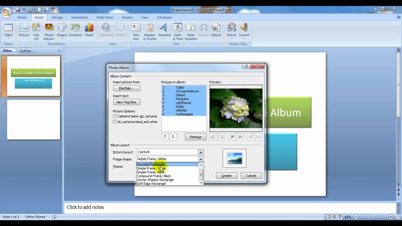 Make A Photo Album With PowerPoint In Hindi YouTube