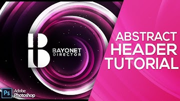 Abstract Header design TUTORIAL commentary Photoshop CS6