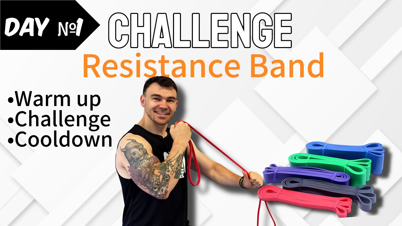 Day 1 | Resistance Band Workout | 7-Day Resistance Band Challenge ...