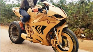 Chế Tạo Bmw S1000Rr 2020 Từ Xe Wave 110 Và Bìa Giấy | Homemade Bmw S1000Rr From Old Motorbike