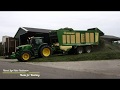 Gras oprapen & Inkuilen - John Deere 6170 R + New Krone RX400 GD | Gras oprapen | F.A. Ten Voorde