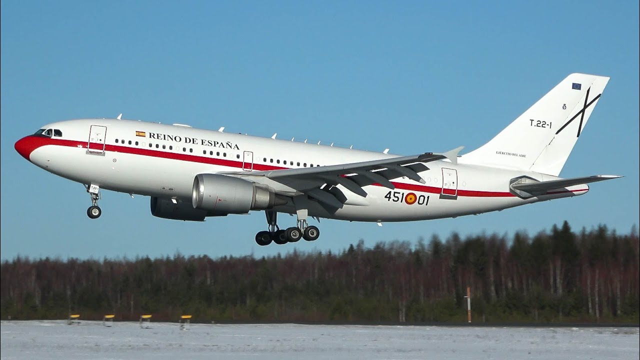 1/200 A310-304 スペイン王国 王室 政府専用機 空軍機 T22-1 Spanish Air Force Airbus A310-304 T.22-1 at Helsinki Airport