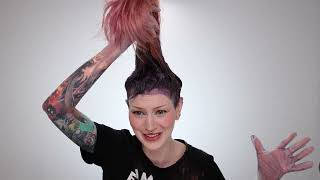 Download Lagu HAIR FAIL 😬🫵🏼 Dyeing my hair DARK purple! MP3