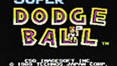 CGR Undertow - SUPER DODGE BALL for NES Video Game Review