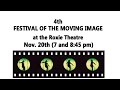 PSA for the 4th Festival of Moving Image