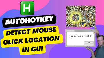 AutoHotkey v1 v2 - Where Did The User Click In The GUI? MouseGetPos
