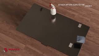 Mftape - Adhesive-Backed Z Clips, Peel And Stick Application Installation Video - Monarch Metal Inc