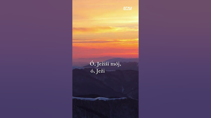 Kde si, môj Ježiši?