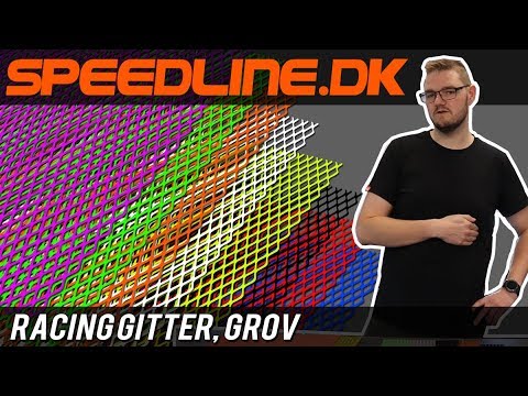 Produktpræsentation: Racing gitter i fede farver // Product presentation:  Racing grid in cool colors 