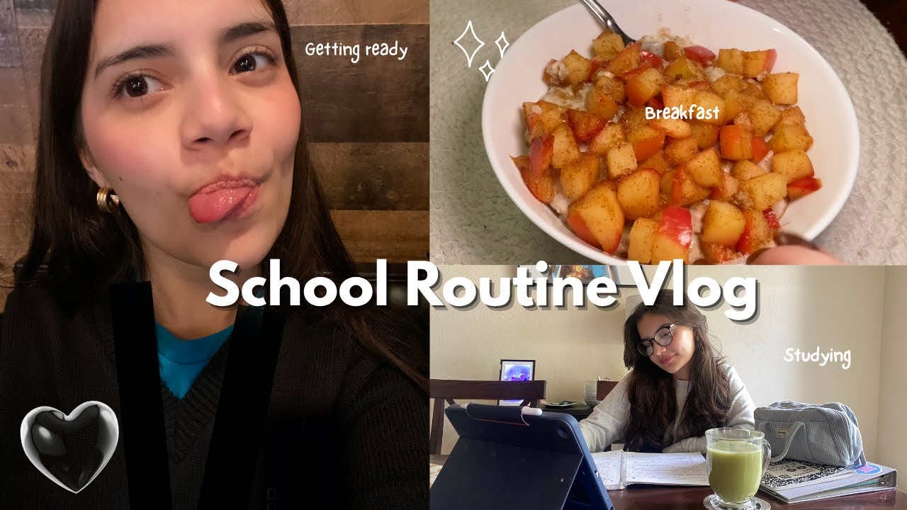 My 10th Grade School Morning Routine ☀️ | Breakfast, Studying, Skincare ...