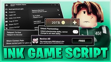 Ink Game Script ＊NO KEY＊   New Update, Auto Win, Dalgona, Glass Bridge, Godmode & More! 🦑⚔️