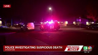 Stockton police investigate suspicious death, officials say