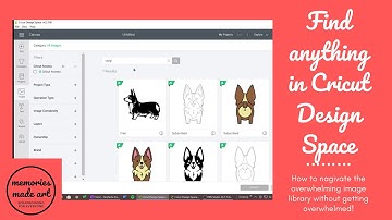 How to search Cricut Design Space for images - tutorial. Find anything!