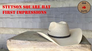 Stetson Square Straw Hat Hat First Impressions