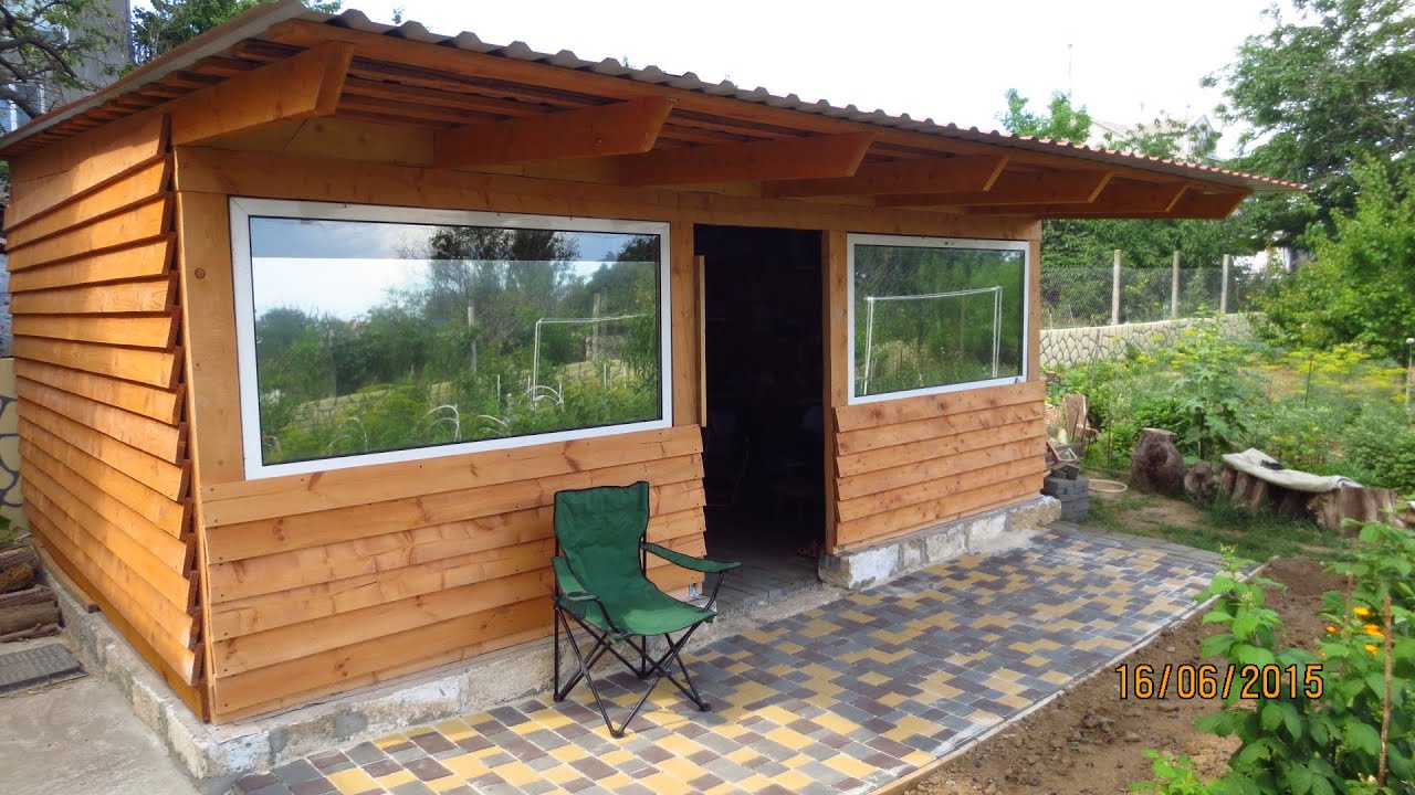 Gartenhaus selbstgebaut youtube
