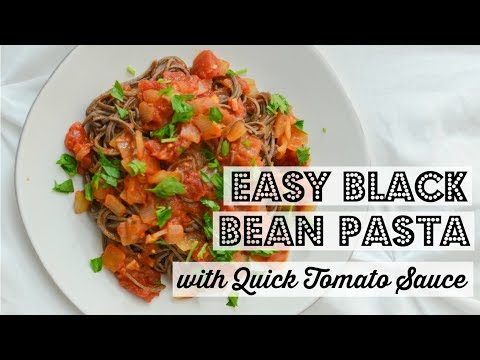 easy-black-bean-pasta-with-quick-tomato-sauce-recipe-|-fast-and-filling-vegetarian-dinner