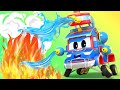 Super Truck -  The Best of FIRETRUCK cartoons - Car City - Truck Cartoons for kids