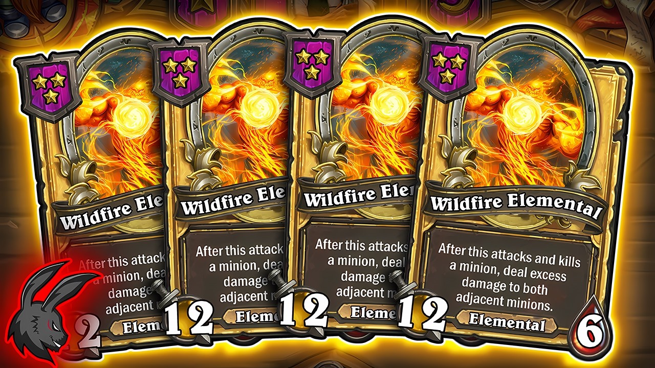 4 GOLDEN Cleaves is NOT Fair! | Hearthstone Battlegrounds