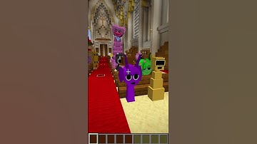 LA BODA DE LOS SPRUNKI OREN Y PINKY #shorts #minecraft  #smilingcritters #catnap #sprunki
