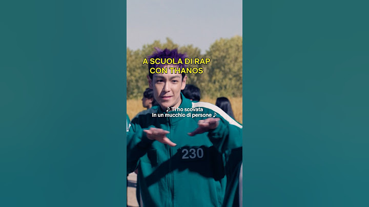 MAI realmente ripresi dal RAP di THANOS