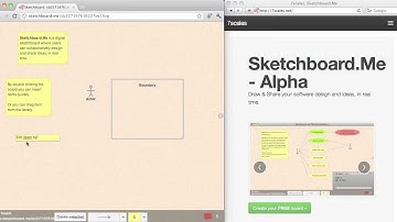 Sketchboard.Me launch video - Alpha