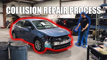 Collision Repair Process | Steps We Take To Get Your Car Back To Normal | 2021 Toyota Camry Repair
