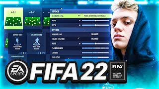 THE BEST CUSTOM TACTICS IN #FIFA22 ULTIMATE TEAM