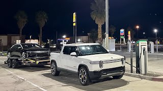 Towing Lucid Air To California With Rivian R1T - Part 2