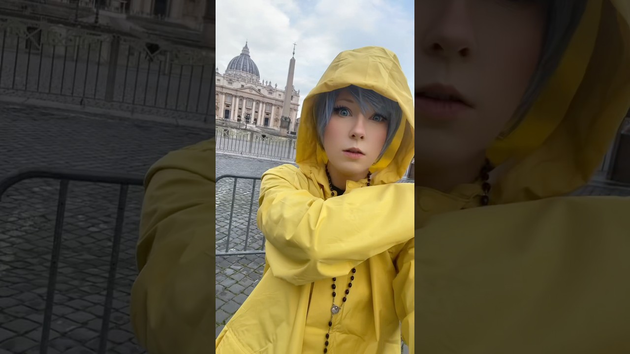 I’m in Italy! 🇮🇹 #luce #vatican #italy #vaticano #stpetersbasilica #cosplay #shorts