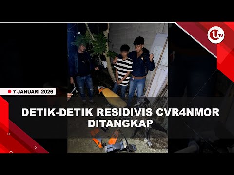 RESIDIVIS CURANMOR DITANGKAP, DI RUMAH DITEMUKAN MESIN DAN RANGKA MOTOR | U-NEWS