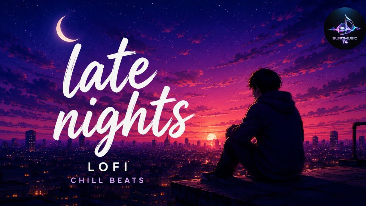 Late Nights 🌙 | Relaxing LOFI Chill Beats | Midnight Study & Sleep ...