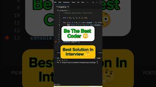 🤯 One Line JavaScript Trick To Remove Duplicates FAST | Interview Solution #icodetips #javascript