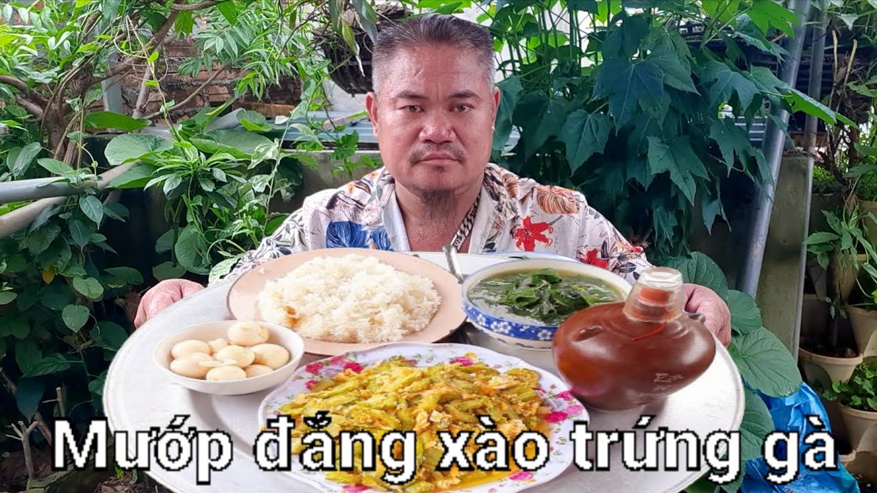 Canh Rau mồng Tơi. Cà Pháo. Mướp Đắng Xào Trứng.Bữa Cơm Hoàn Hảo  | Nguyễn Ngọc Biển HN
