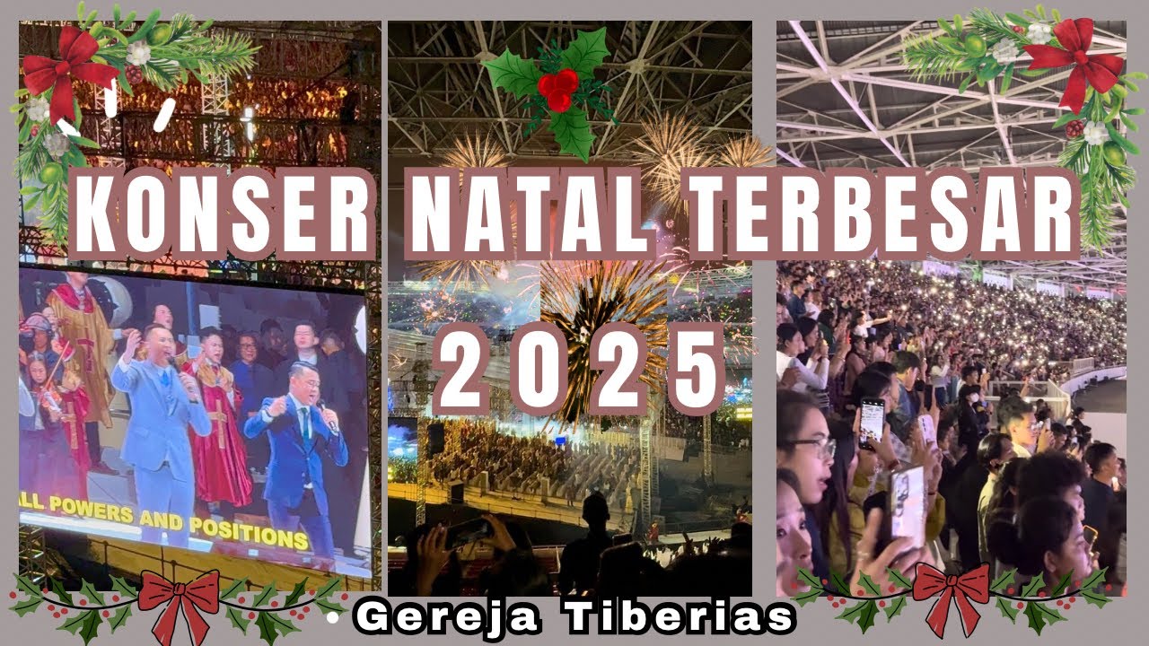KONSER NATAL TERBESAR, KESAKSIAN MANTAN TERORIS, HINGGA KESAKSIAN MUKJIZAT KESEMBUHAN 