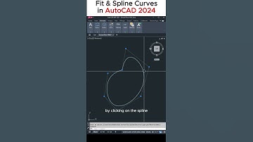 ✨FIT AND SPLINE CURVES  POLYLINES IN AutoCAD2024 #autocadtutorial #autocadtips #autocaddrawing