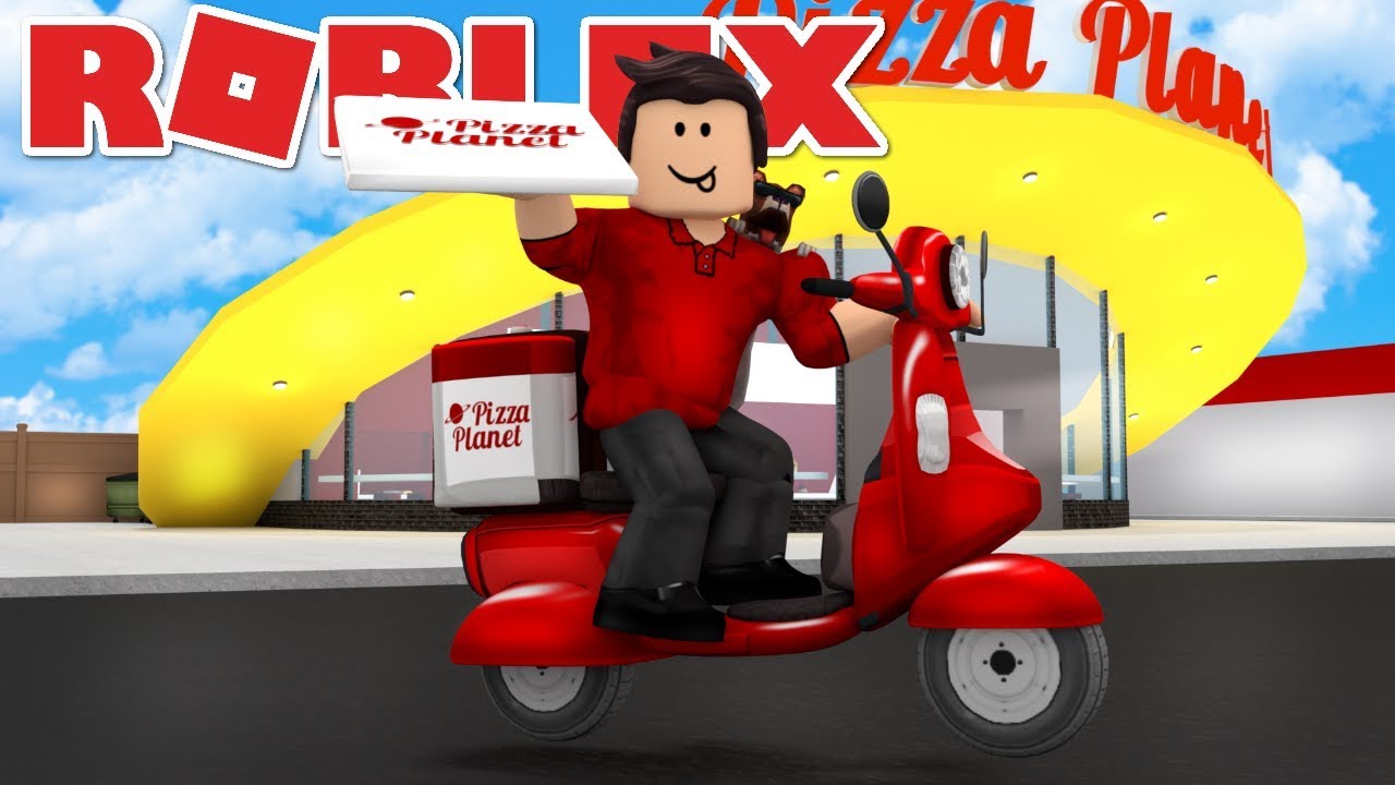 JOBBAR SOM PIZZA BUD! - Roblox Bloxburg Svenska