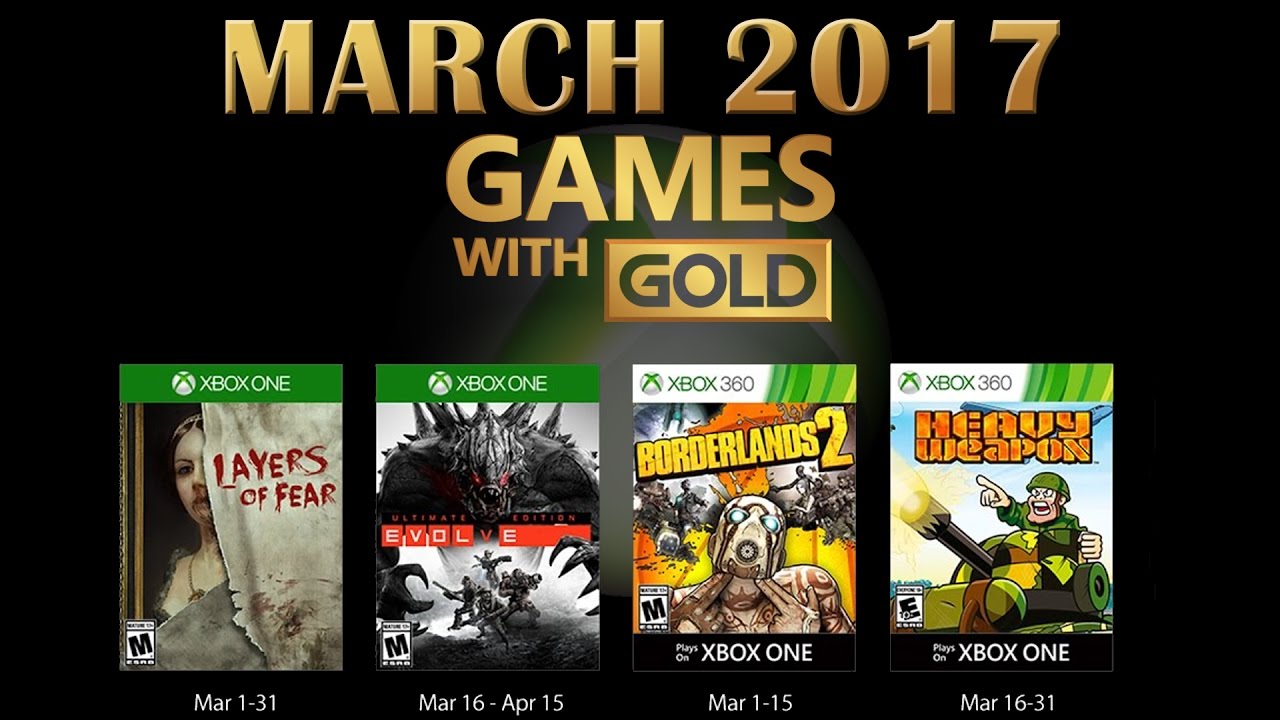 Games With Gold March 2017 YouTube