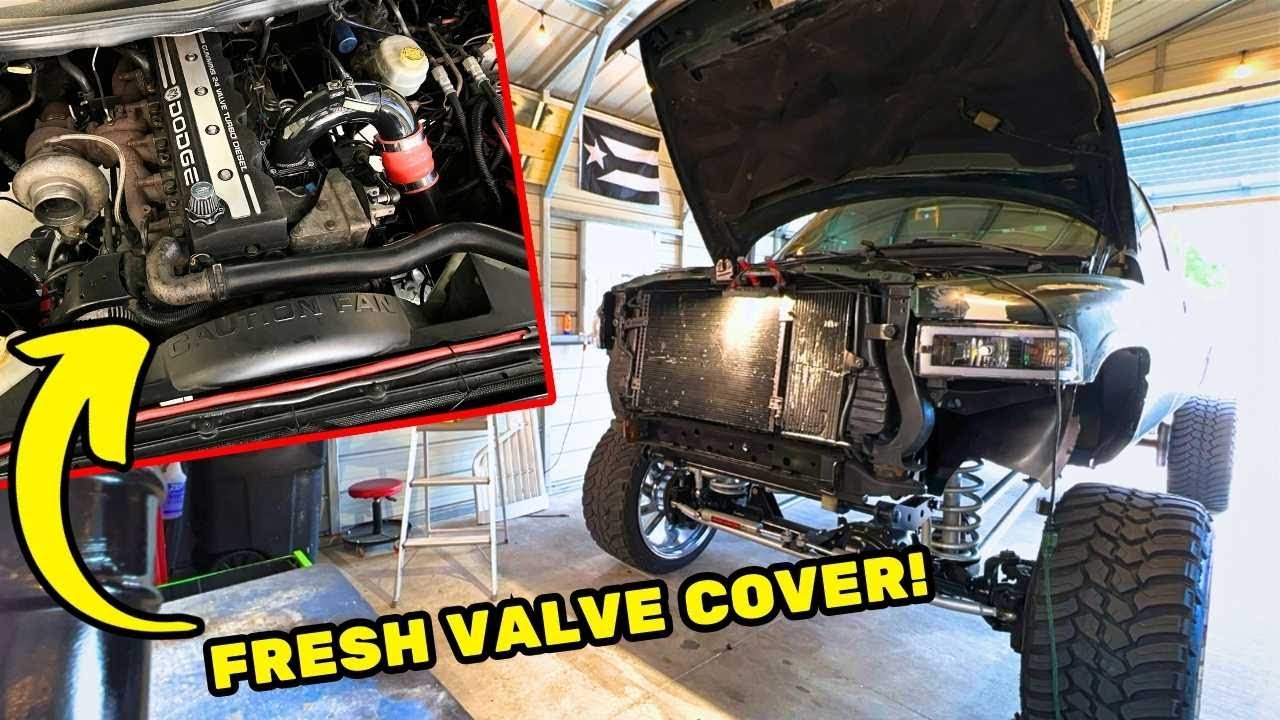 Upgrading Intercooler Boots and Painting my Valve Cover... FAIL - YouTube