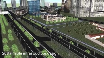 Sketchup model for Highway bridge design project (NUS Civil Engineering)