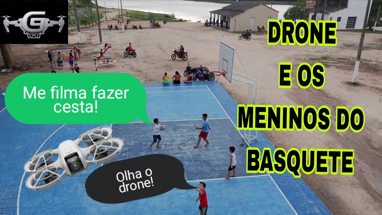 Meu DJI neo voando e crianças ficam animadas com o drone