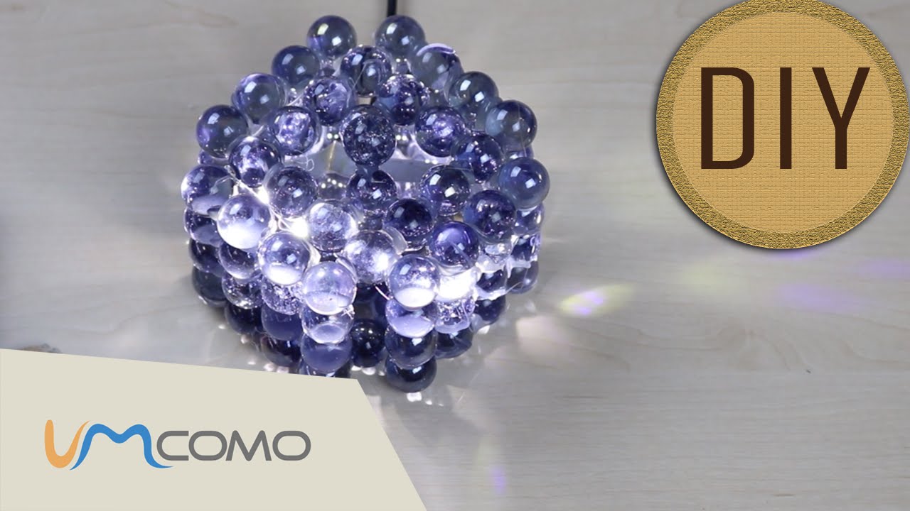 Luminária de bola de gude como fazer YouTube Artesanato De Historia ~ Luminária de bola de gude como fazer YouTube