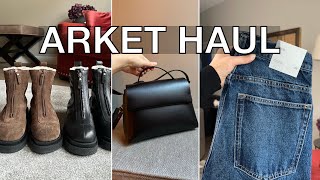 ARKET Try-On Haul: Boots, Jeans, Trousers, Bags, Jackets